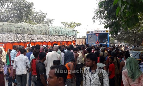 सुस्त प्रशासन की लापरवाही की चपेट में नारायणपुर बाजार, दुकानें लगती है जाम-Naugachia News