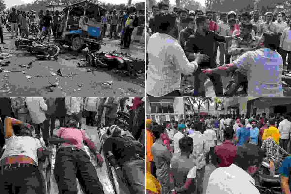 नवगछिया में सड़क हादसे के बाद बवाल, दो बाइक की टक्कर में 6 घायल, अस्पताल में हंगामा