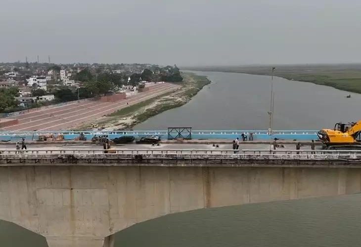 विक्रमशिला सेतु पर बेली ब्रिज निर्माण लगभग पूरा, 5 जून से छोटे वाहनों की आवाजाही संभव